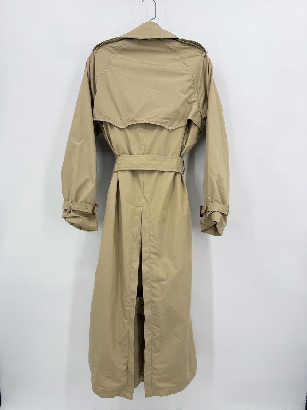 Buck Mason Paperweight Trench Coat Tan Size XS - Picture 8 of 16